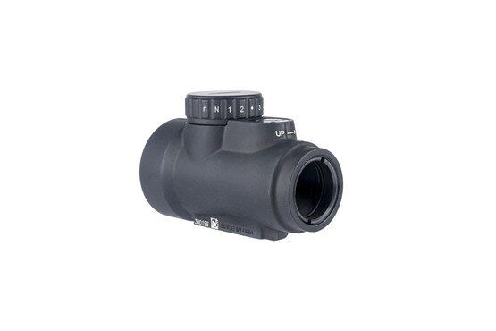 The Trijicon MRO SD features an ambidextrous control knob.